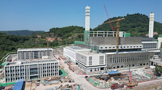 泸州市垃圾焚烧发电厂扩能工程加快施工建设，全力冲刺收官
